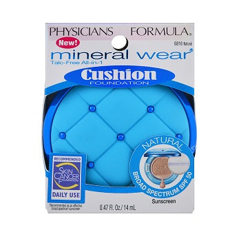 Physician's Formula Mineral Wear, Cushion Foundation SPF 50 Size 14ML : Natural