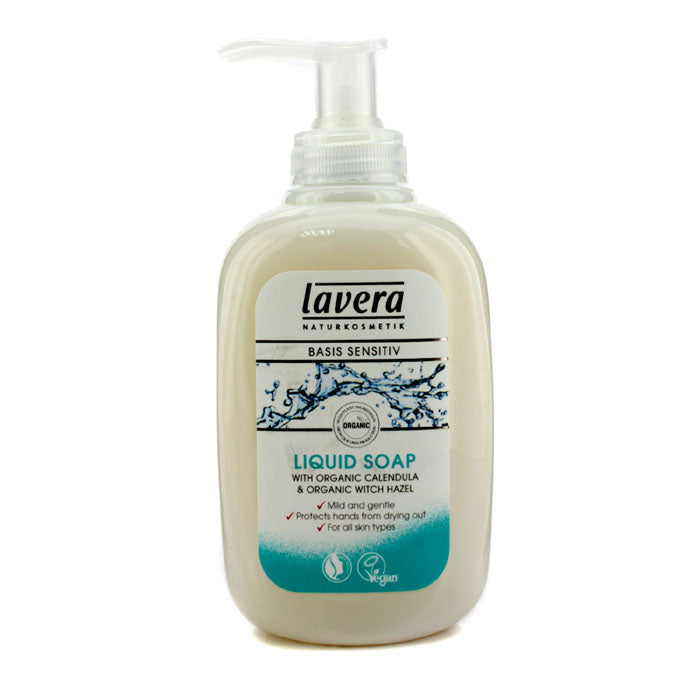 Lavera Liquid Soap with Organic Calendula & Organic Witch Hazel All Skin Size : 300ml/10.2oz