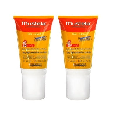 MUSTELA Sun Lotion SPF 50+ Babies - Children 2x40ML