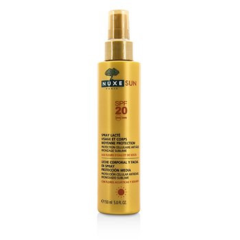 Nuxe Sun Milky Spray For Face & Body Medium Protection SPF 20 150ml/5oz