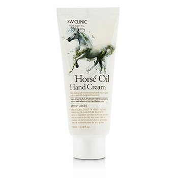 3W CLINIC Hand Cream - Horse Oil Size: 100ml/3.38oz