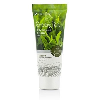 3W CLINIC Cleansing Foam - Green Tea Size: 100ml/3.38oz
