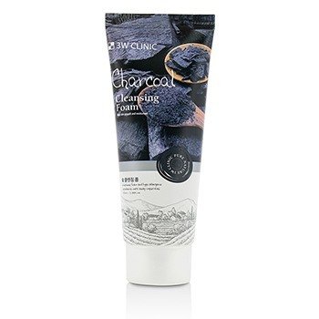 3W CLINIC Cleansing Foam - Charcoal Size: 100ml/3.38oz