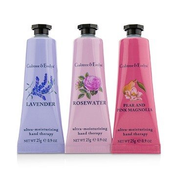 CRABTREE & EVELYN Florals Hand Therapy Set Size: 3x25g/0.9oz