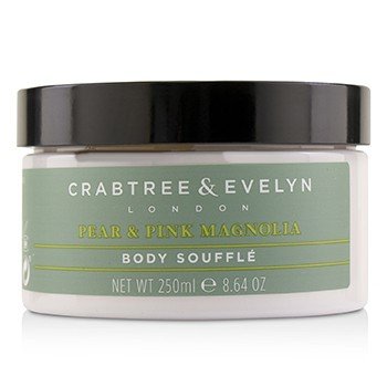 CRABTREE & EVELYN Pear & Pink Magnolia Uplifting Body Souffle Size: 250ml/8.64oz