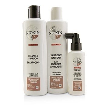 NIOXIN 3D Care System Kit 3 - For Colored Hair, Light Thinning, Balanced Moisture Size: 3pcs