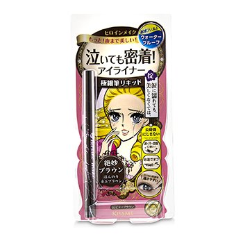 KISS ME Heroine Make Smooth Liquid Eyeliner Waterproof Size: 0.4ml/0.01oz Color: 03 Brown Black