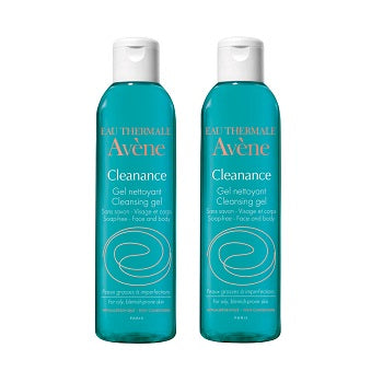 AVENE Cleanance Soapless Gel Cleanser 2x100ML