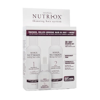 Nutri-Ox Starter Kit for Noticably Thin Hair Color Treated Hair 3 Step