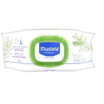 Mustela Cleansing Wipes with Olive Oil 50 Wipes