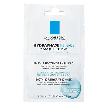 La Roche Posay Hydraphase mask sachets ideal for travel 20 x 6ml