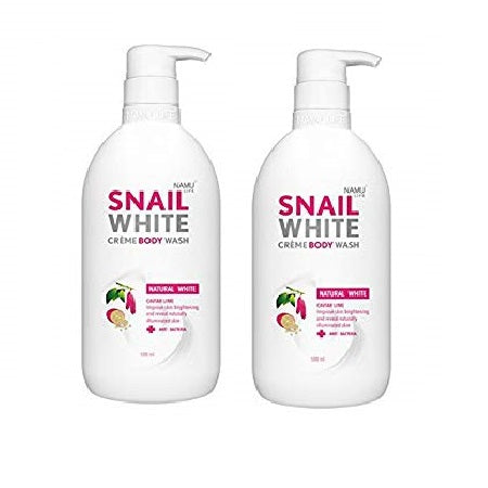 Snail White Creme Body Wash 2x500ML